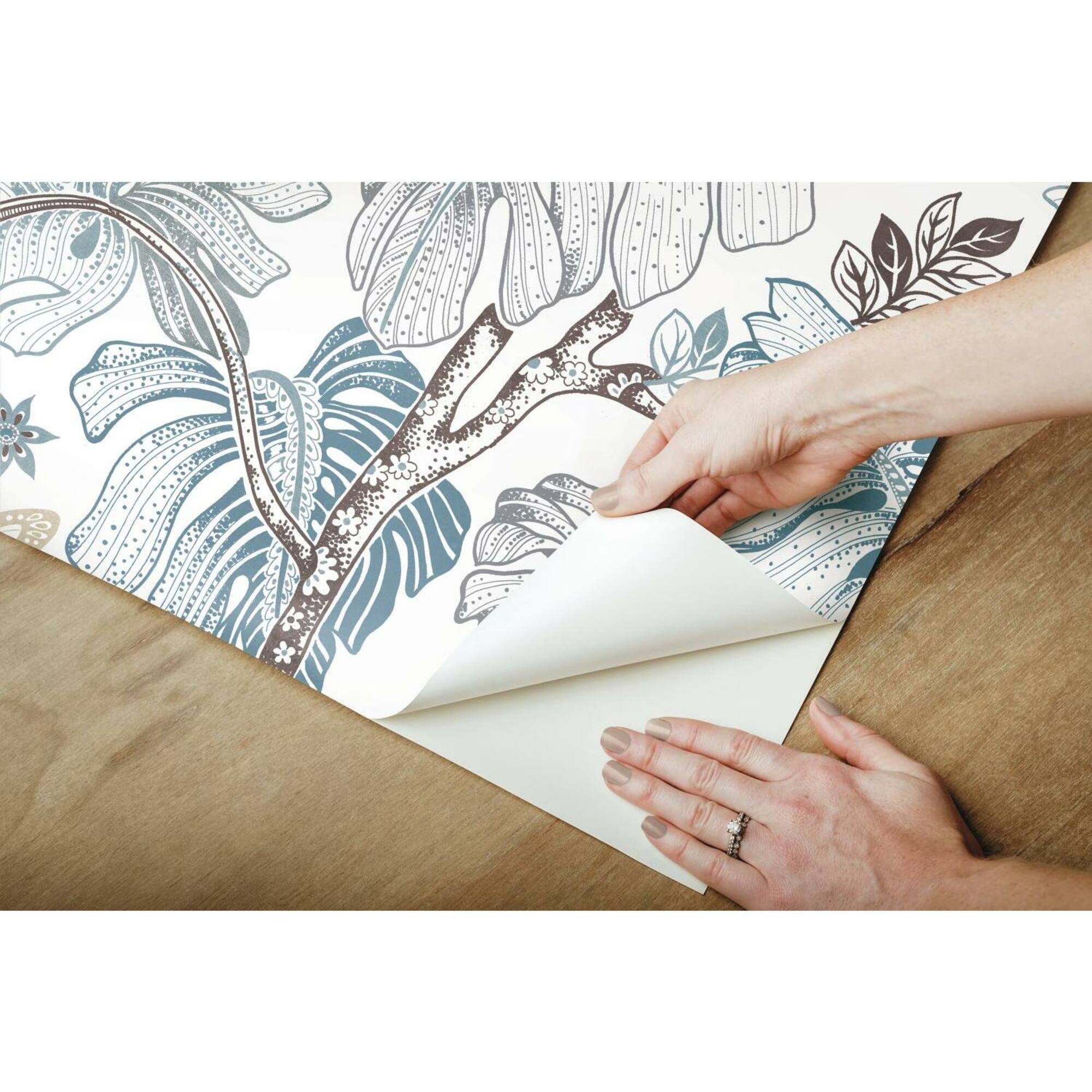 RoomMates Boho Palm Peel & Stick Wallpaper